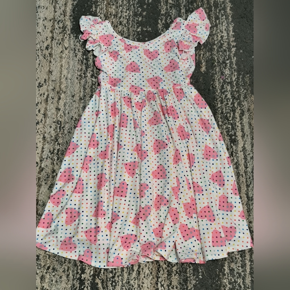 Dot Dot Smile Pink Heart Dress